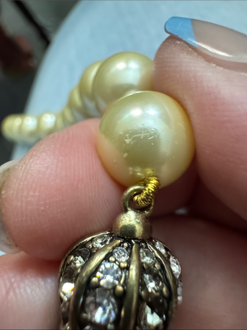 Heidi Daus “Lavish Layers” Art Deco style necklace, minor flaws as pictured. - Picture 8 of 8